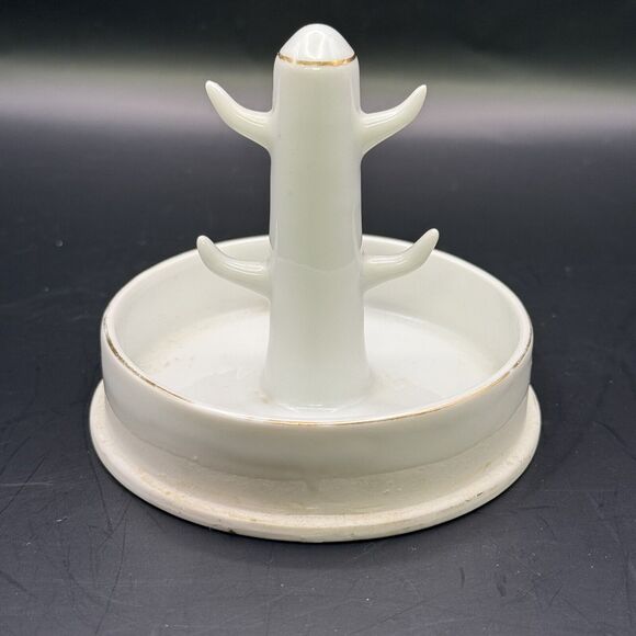 vintage porcelain ring holder dish - Picture 4 of 6